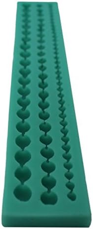 RuiChy Silicone String Of Pearl Fondant Sugar Paste Bead Mold Clay Mould Decorating