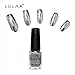 Hemlock Nail Polish Sets, Shinning Nail Gel Polish Soak Off Top Base Coat (Silver)