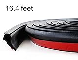 JMgist Automotive Weather Stripping Adhesive for Truck Bed Tailgate Car Door Waterproof Seal Strip P Shape