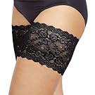 Elastic Anti-Chafing Thigh Bands - Prevent Thigh Chafing Black Size E:(73 - 76 cm / 29"- 30")