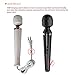 Wand Massager Handheld Wireless Waterproof and USB Rechargeable with 8 Powerful Vibration Patterns 3 Speeds, James Love Electric Therapy Personal Body Massaging for Back Neck Shoulder Legs Massage