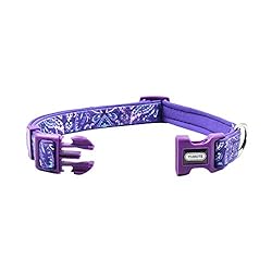 YUDOTE Durable Dog Collar with Maple Leaves