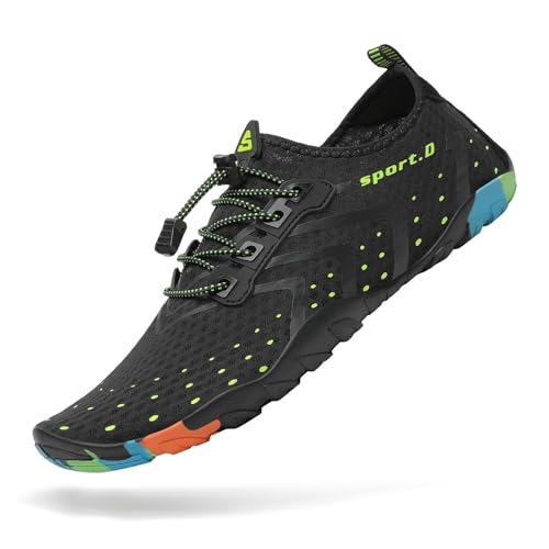 Mishansha Mens Womens Quick Dry Water Shoe Rosy 7 M