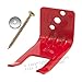 Fire Extinguisher Bracket - (Lot of 1) Amerex Fork Style, Wall Hook, Mount, Hanger for 5 to 13lb. Extinguishers with Valve Body Slots - FREE SCREWS & WASHERS