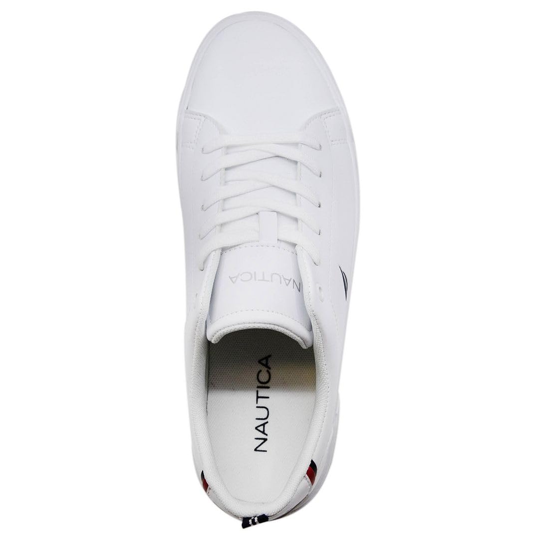 Nautica Men's Casual Shoe, Classic Lace-Up Low Top Loafer, Fashion Sneaker - in Medium & Wide Width Sizes
