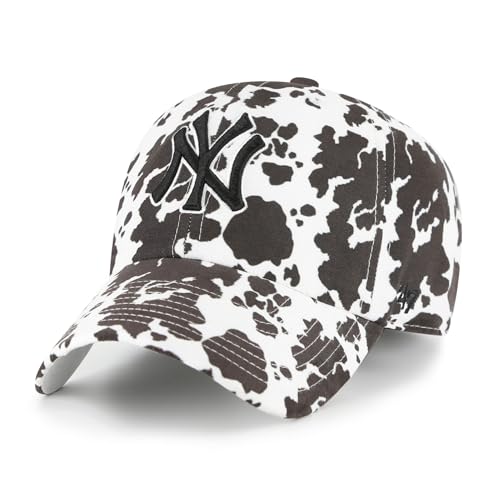 47 New York Yankees MLB Bessie Clean Up Cap Weiß Schwarz - One-Size