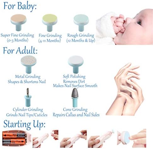 royal angels baby electric nail trimmer