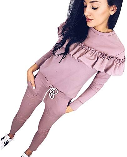 kaifongfu 2 Piece Set Suits,Tracksuit Women Pant Sweatsuits Printing Suits Clothing Set