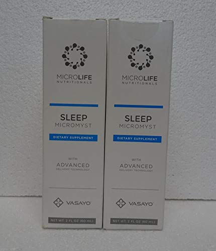 Vasayo Microlife Sleep Micromyst Dietary Supplement 2oz (Pack of Two)