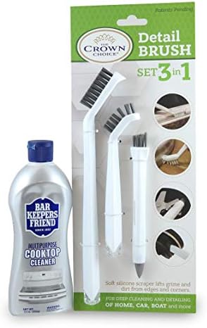 Bar Keepers Friend Cooktop Cleaner Kit Liquid 13 Oz And Non