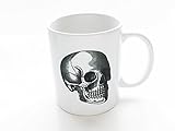 Human Skull 11 oz. ceramic coffee mug medical school student doctor nurse graduation gift