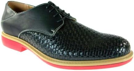 J Awake Men's Edwin39 Boat Oxford Woven w/Jute Shoes, Black, 7.5