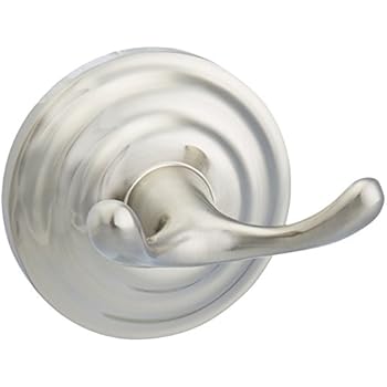 AmazonBasics AB-BR800-SN Towel and Robe Hook, Satin Nickel