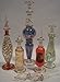 CraftsOfEgypt Genie Blown Glass Potion Potions Decorative Miniature Decorative Egyptian Perfume Bottles Mix Set of 5pc