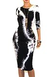 Vivicastle Women's Classic Slim Fit Bodycon Pencil Midi Dress (X-Large, GG27)