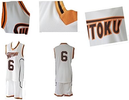 Kuroko no Basuke Cosplay Costume Shintaroo Midorima Shutoku Jersey