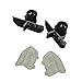 IHEX Auto 2pcs Car Door Lights LED Logo for Honda, Ghost Shadow Lights Door Projector Lights for Spirio/Odyssey/Elysion/Accord, Entry Welcome Lights Courtesy Lights Ground Lamps Kit Replacement