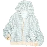 MANGMAO Striped Cute Hoodies Teen Girls Y2k Cutecore Sweater Kawaii Lightweight Zip Up Hoodie Fairy Grunge Clothes