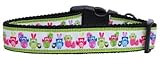 Mirage Pet Products Easter Birdies Nylon Ribbon Dog Collar, Medium