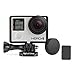 Frame Mount Housing Case for GoPro Hero 4 3 3+ Action Camera - Frame Housing Case with Basic Buckle, Long Thumb Bolt Screw, UV Protective Lens, Lens Cap, and Side Door Cover - Black