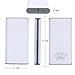 20000mAh Ultra High Capacity Power Bank with 2 USB Output, External Battery Pack for iPhone, iPad & Samsung Galaxy & More (Grey)