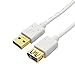 USB 3.0 Extension Cable 3 ft, USB 3.0 Male to Female Extension Cable White