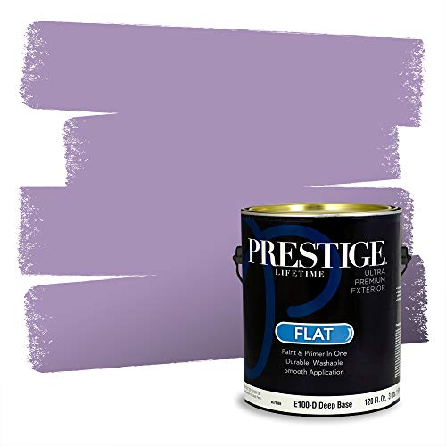 PRESTIGE Paints Exterior Paint and Primer In One, 1-Gallon, Flat, Comparable Ma…