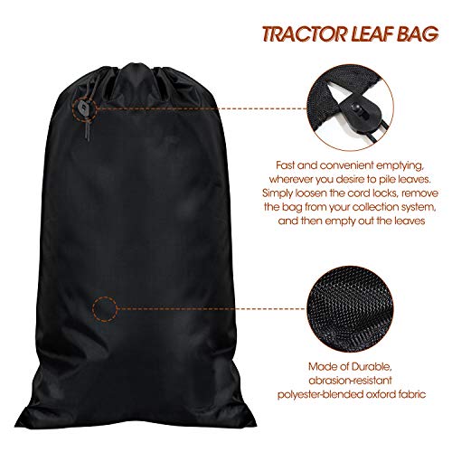 Zipcase 54 cu. ft. Standard Lawn Tractor Leaf Bag, Garden Lawn and Leaf Trash Bags Leaves Waste Bag Compatible with Cub Cadet Cub Cadet XT1 LT42, XT1 LT46, XT2 LX42, XT2 LX46 Lawn Tractors - Thumbnail 3