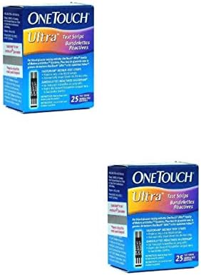 One Touch Ultra - OneTouch Ultra Test Strips - 25 Count - (Multicolor) (2 Pack)