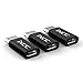 [3Pack] USB C to Micro USB Adapter, iXCC Type C Male to Micro USB Female Converter, Works with Galaxy S8 S8+, MacBook, ChromeBook Pixel, LG G5 G6, HTC 10, Nexus 5X, Nexus 6P, OnePlus 2 and More