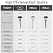 Solpex 6 Pack Solar Pathway Lights - Solar Powered Outdoor Metal & Glass Garden Lights, Waterproof for Patio, Yard, Lawn and Garden (Warm White)