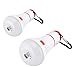 Yaping Outdoor and Indoor Portable LED Tent Light Lamp Lantern for Hiking,Camping,Emergencies,Home (White Pack of 2)
