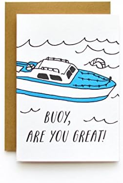 Bouy Great- Letterpress Greeting Card