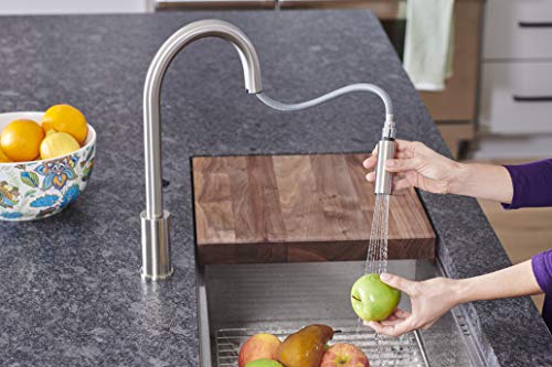 Pacific Bay Bellevue Pull-Down Kitchen Faucet (Brushed Satin Nickel) - Thumbnail 4