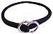 Hamilton 824 BK 3/16-Inch by 12-Inch Round Braided Choke Nylon Dog Collar, Black