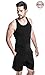 DRSKIN Undershirts Running Shirt Tank Tops Men's Cool Dry Compression Baselayer Sleeveless (Packs of 1, 2, or 3 Deals) (Manggo B-B01 M)