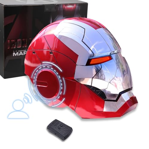 Adult Iron-Mans Helmet Electronic MK Helmet Voice Control