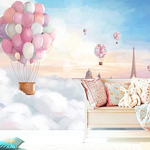 Grosse Wandgemalde Cartoon 3d Dreidimensionale Heissluftballon Tapete Kinderzimmer Jungen Und Madchen Schlafzimmer Kinderzimmer Wandtapete 350 245 Cm Amazon De Baumarkt