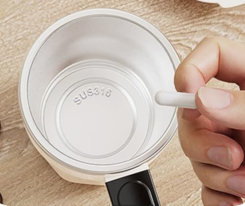 HULPPRE Automatic Self-Stirring Coffee Mug with Smart Temperature Control,400ml 316 Stainless Steel Electric Mixing Cup with Lip,Type-C Rechargeable,One-Touch Stirring for Coffee,Milk,Protein Powder