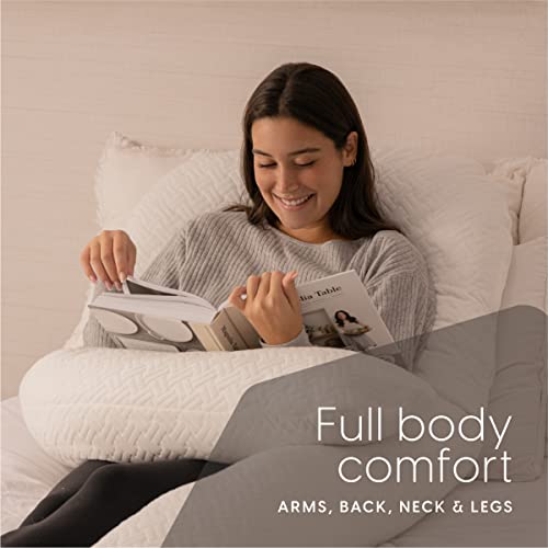 Milliard 65 Inch U Shaped Total Body Support Pillow Memory Foam with