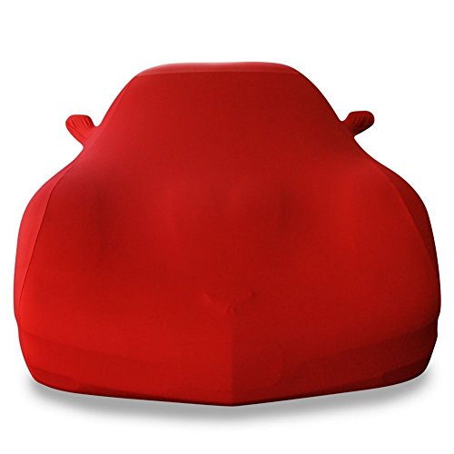 1997-2004 C5 Corvette Indoor Ultraguard Stretch Satin Car Cover (Red)