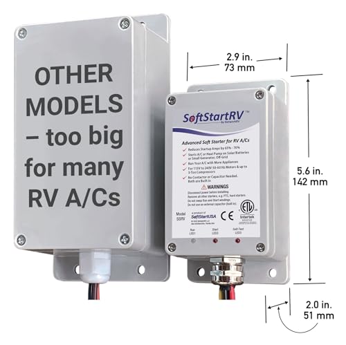 SoftStartRV Soft Start for RV Air Conditioner, RV AC Soft Start Kit for Air Conditioner, Easy Start Even with a Small Generator, 100% Waterproof, Trailer Camper, Motorhome HVAC -NetworkRV