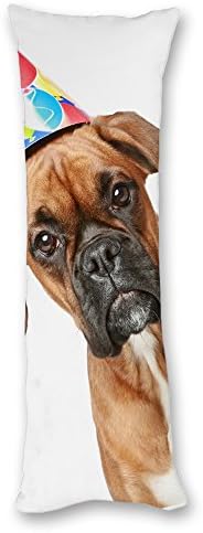 Ailovyo Dog Silky Soft Satin Pregnancy Body Pillow Cover Pillowcase, 20" x 54"