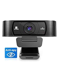 Vitade 928A Cámara   de alta definición 1080P con micrófono y portada, Pro USB, cámara de vídeo para streaming de videojuegos, conferencias, Mac, Windows, PC, ordenador portátil, Xbox, Skype, OBS, Twitch,  , Xsplit
