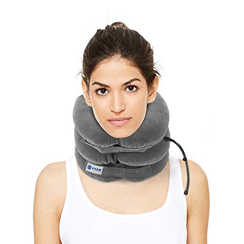 Cervical Neck Traction Device & Collar Brace for Pain Relief by POON