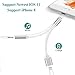 ANCHENLE 3.5 mm Audio Charge iPhone Adapter Lightning Adapter Headphone for iPhone 8/8 Plus iPhone X/10 iPhone 7/7 Plus/6Plus. Lightning Jack Connector to 3.5mm Earphone Support iOS 11 - Silver