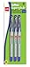 Cello Advanced Ink 1.0mm Ball Point Pens, Blue, 3 Pack (Superglide 3 ct Blue)