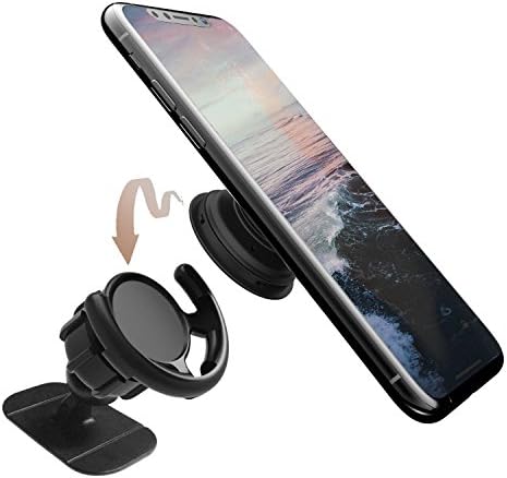 Litarena Secure Car Vent Mounted Cell Phone Holder for Pop Socket Users - Works With iPhone and Android Phones (Car Mount 2)