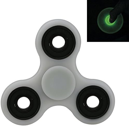 Anti-Anxiety 360° Hand Spinner Premium EDC Tri-Spinner Fidget Toy Fast Bearings Best Stress Reducer Relieves ADHD Anxiety and Boredom Ceramic Cube Bearing -Gray