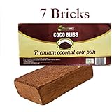 Plantonix Coco Coir Brick, OMRI listed for Organic Use (7 Bricks)